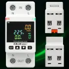 Qoltec Single-phase electronic wattmeter | energy consumption meter | DIN35 | Remote control | Measurement history | Wi-Fi | TUYA | Smart life — Foto 6