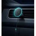 Baseus CW01 Magnetic Car Holder with 15W Wireless Charging + 25W USB-C Car Charger Black Фото num