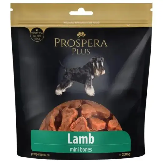 Gardums suņiem – Prospera Plus Lamb Mini Bones, 230 g