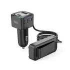 XO transmiter FM BCC13 Bluetooth MP3 car charger 6,2A black Фото num