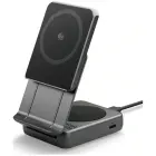 Ładowarka indukcyjna 2w1 Spigen           Essential Qi2.2 25W MagSafe czarny Photo