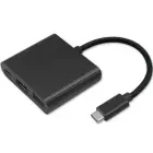 Qoltec Hub Adapter USB-C 3.1 3in1 | USB 3.0 | HDMI 4K | USB-C 3.1 PD 100W Фото num