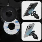 Blavec Car holder BH-16A Carbon magnetic Magsafe to air vent (BH16AC-MAVB) black Foto 7