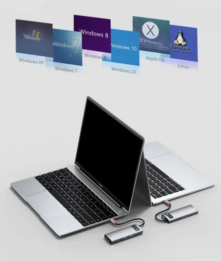 Baseus Metal Gleam 6in1 multifunctional HUB USB Type C - USB Type C Power Delivery 100 W | HDMI 4K 30 Hz | 3x USB 3.2 Gen 1 | RJ45 1 Gbps (CAHUB-CW0G) Foto 7