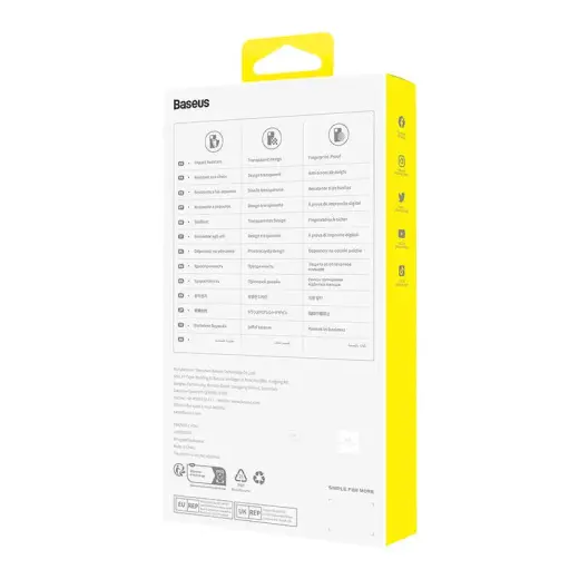 Phone Case for iP 13 PRO Baseus OS-Lucent Series (Clear) Foto 5