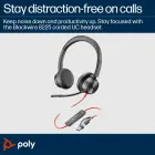 HP Poly Blackwire 8225 Stereo USB-C Headset +USB-C/A Adapter — Foto 2