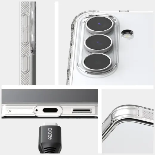 Araree Flexield case for Samsung Galaxy S25 FE transparent Foto 5