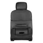 Car seat organizer seat protector seat cover shelf mini car table black Foto 3