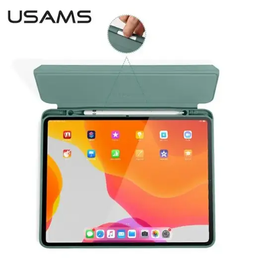 USAMS Etui Winto iPad Air 10.9" 2020 ciemny zielony|dark green IP109YT04 (US-BH654) Smart Cover Foto 1