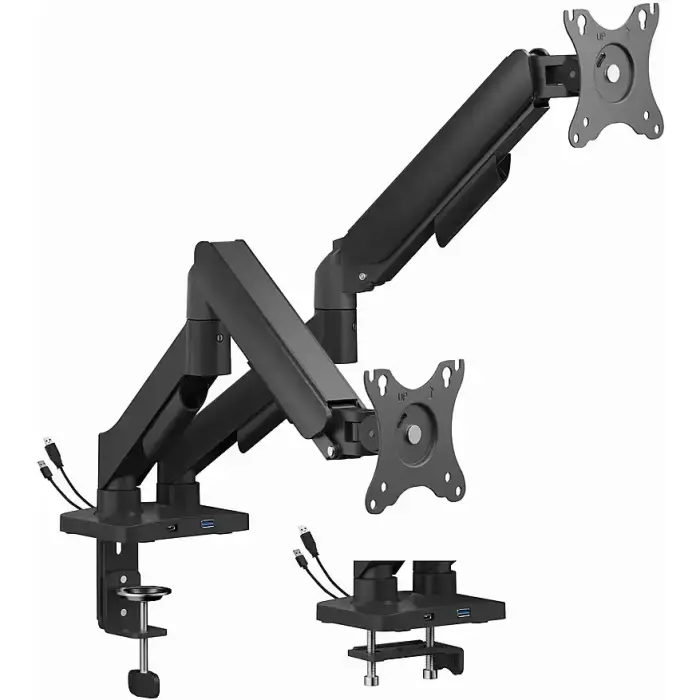 Monitor mount Gembird Adjustable Desk 2-display Mounting Arm 17”-32”