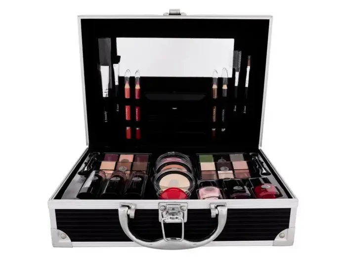 2K All About Beauty Train Case Black Makeup Palette 60,2 g