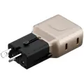 Wall charger Energea TravelGo Adapter 45 2xUSB-C 45W gold-black Photo