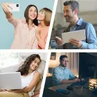 Qoltec Hub Adapter USB-C 3.1 4in1 | USB 3.0 | VGA | RJ45 | USB-C PD 92W Фото num