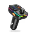 XO transmiter FM BCC09 Bluetooth MP3 car charger 25W black Foto 1