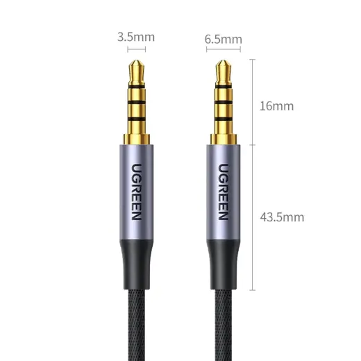 Ugreen AV183 cable 10648 mini jack 3.5mm | mini jack 3.5mm 1m - gray Photo