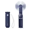 Jisulife Handheld Fan Life8 Mini Portable USB Fan with Power Bank and Flashlight - Blue Фото num