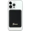 Guess Metal Script Logo внешний аккумулятор (powerbank) | 3000 mAh | 5W | USB-C, MagSafe | черный — Фото 2