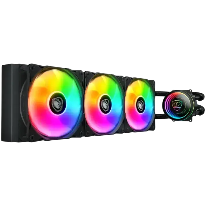 COUGAR Poseidon Elite ARGB 360 AiO Liquid Cooler, Black