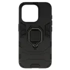 Ring Armor maciņš ar statīvu telefonam iPhone 15 Pro Max melns — Foto 2