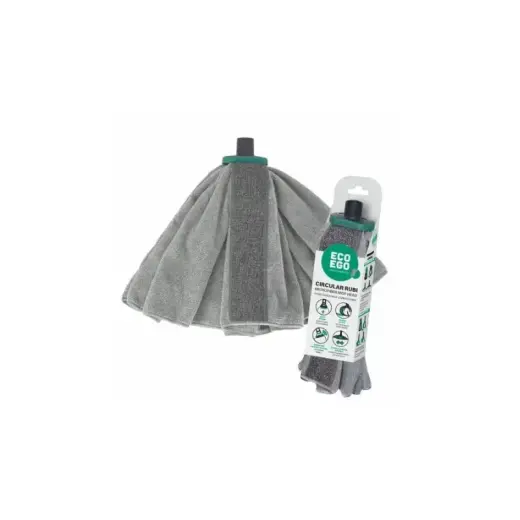 Interchangeable microfiber head CIRCULAR RUBI Eco Ego