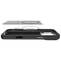 Spigen Enzo Aramid "T" Mag MagSafe Case for iPhone 17 Pro Black Silver Foto 7