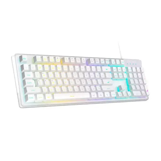 MageGee K1 wired keyboard + mouse set (white) Фото num