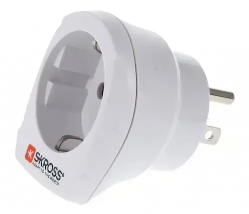 Ceļojuma adapteris: SKROSS adapteris no Eiropas uz ASV 115V 15A SKROSS