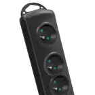 Qoltec Surge protector with Foot Quick Switch | 7 sockets | 1.5m | Black — Foto 7
