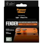 Tempered glass for lens PanzerGlass Fender Camera Protector for iPhone 17 Pro orange Foto 5