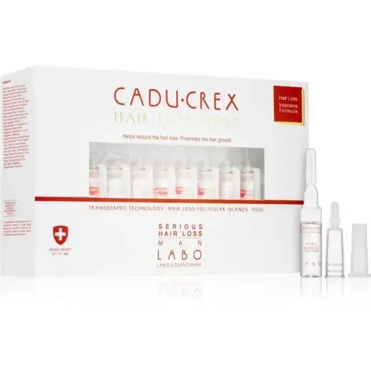 CADU-CREX Hair Loss HSSC Serious Hair Loss Hair Treatment for Women Against Serious Hair Loss for Women 20x3,5 Ml
