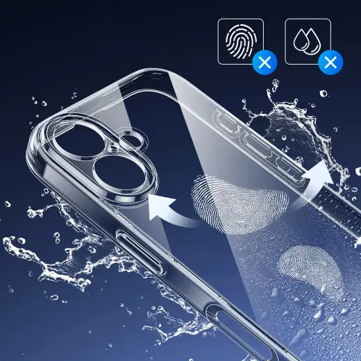 Ugreen Classy Clear Protective Case for iPhone 16 Plus - Transparent Foto 6
