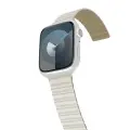 Araree pasek Silicone Link Apple Watch 42|44|45|49mm biało-zielony|warm white-khaki AR70-01907C Фото num