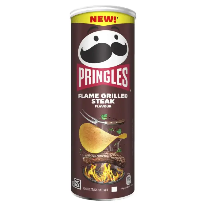 PRINGLES ar grilēta steika garšu 165g