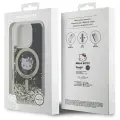 Hello Kitty HKHMP16LLGDIK iPhone 16 Pro   6.3" czarny złoty|black gold hardcase Liquid Glitter Fever MagSafe Фото num