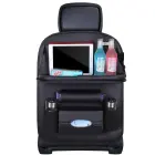 Car seat organizer seat protector seat cover shelf mini car table black Foto 2