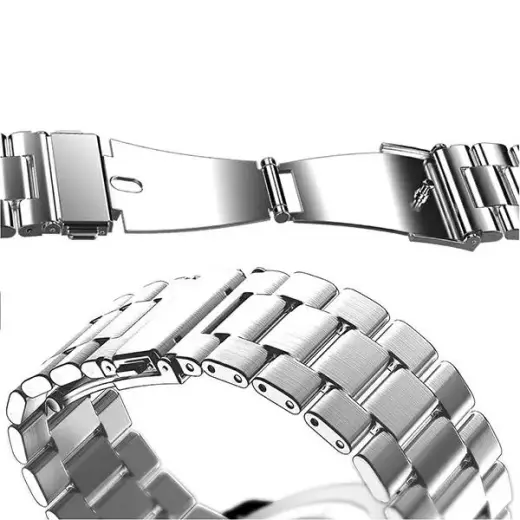 Mercury pasek Metal Apple Watch 42|44|45 mm srebrny|silver Фото num