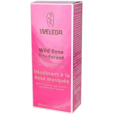 Weleda, Deodorant 24 Hour Spray Wild Rose, 3.4 Fl Oz