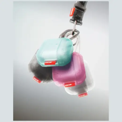 Case Skinarma Mecha CE for AirPods 4 frost Фото num