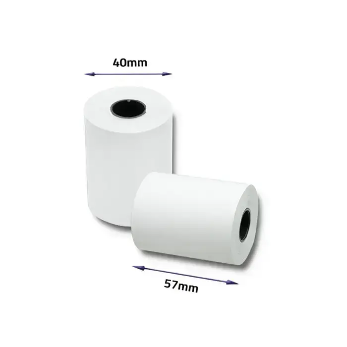 Qoltec Thermal roll 57 x 15 | 55g/m2 | 10pcs | BPA free Foto 3