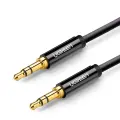 Ugreen audio cable AUX straight minijack 3.5 mm 1m black (AV112) Photo