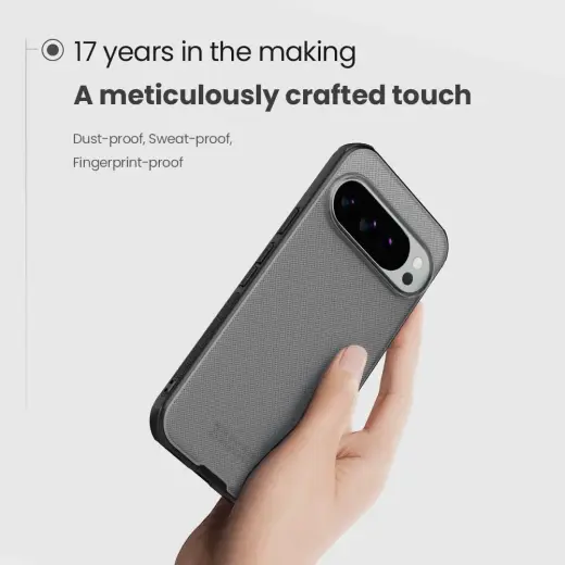 Nillkin Super Frosted PRO Back Cover for Google Pixel 10 Pro XL Transparent Black Foto 2