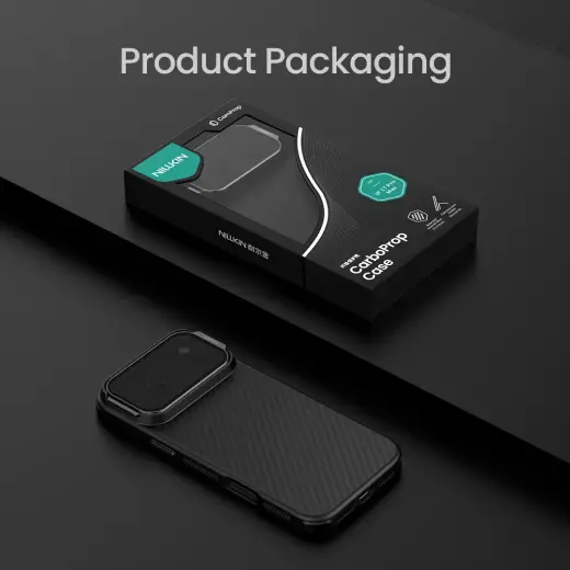 Nillkin CarboProp Aramid Magnetic Case for Apple iPhone 17 Pro Max Black Foto 9