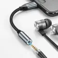 Ugreen 3,5 mm mini jack uz USB Type C austiņu adapteris 10cm pelēks (30632) Foto 3