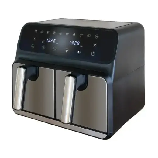 Unold Air Fryer Double Twin Zone black silver (58685) Foto 3
