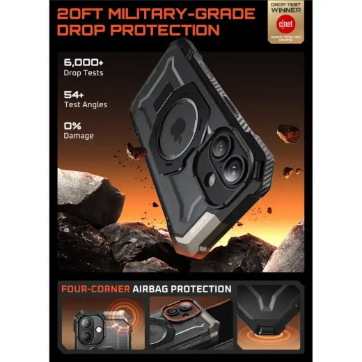 SUPCASE UB GRIP MAG MAGSAFE IPHONE 17 BLACK Photo