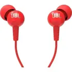Wire earphones Jack 3,5 mm JBL C100Si red Foto 1