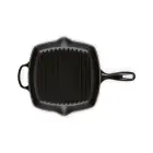 Le Creuset Čuguna grillpanna kvadrātveida 26x26cm matēti melna  Foto 2