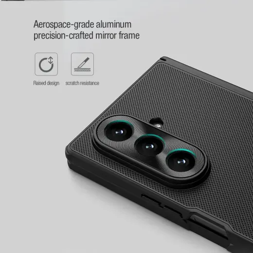 Nillkin Super Frosted FOLD Back Cover for Samsung Galaxy Z Fold 7 Black Foto 8