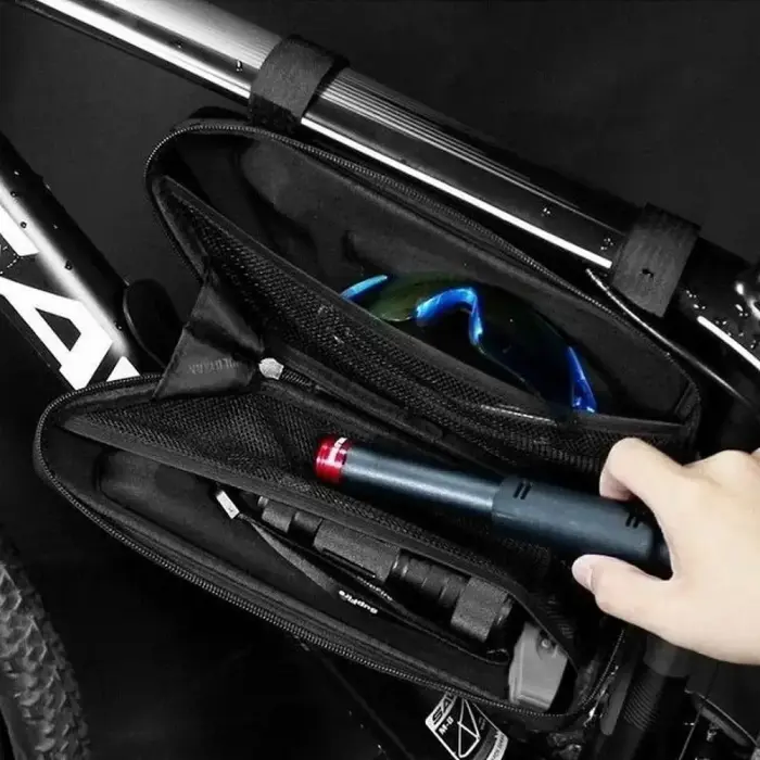 WILDMAN traveling bag under the bike frame with zipper 1,5L E4 black Photo