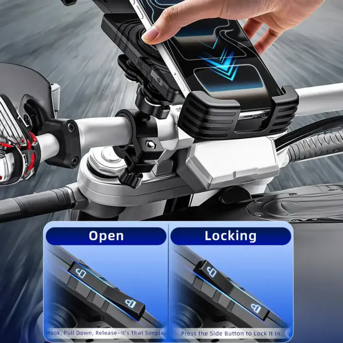 Blavec Uchwyt Rowerowy BV-04 Velo to handlebar with shock absorbtion (BV04-SAHB) black Photo